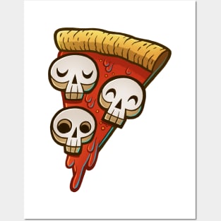 Pizza Skullgioni Posters and Art